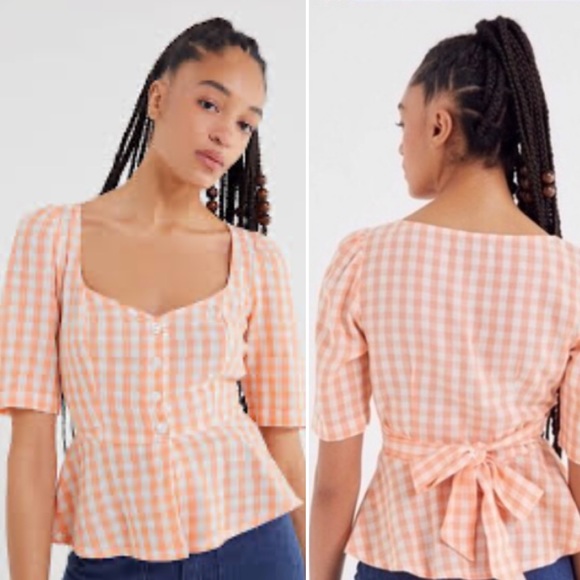 urban outfitters peplum top